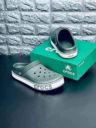 Мужские шлепанцы Crocs Зелёные Шлепанцы Кроксы Чоловічі Крокси Запорожье