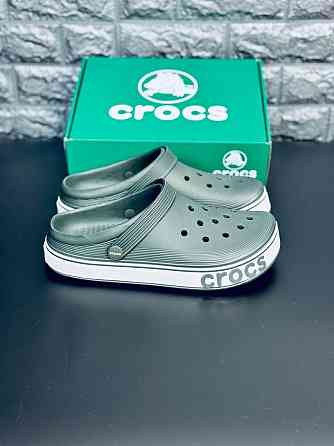 Мужские шлепанцы Crocs Зелёные Шлепанцы Кроксы Чоловічі Крокси Запорожье