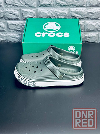 Мужские шлепанцы Crocs Зелёные Шлепанцы Кроксы Чоловічі Крокси Запорожье - изображение 7