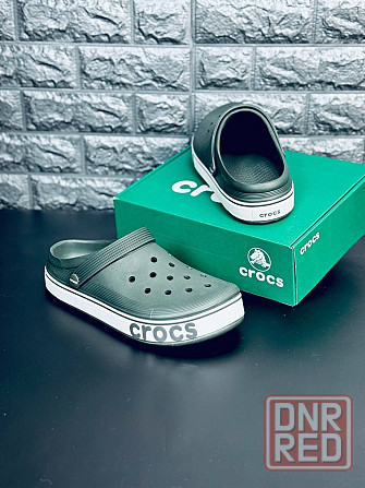 Мужские шлепанцы Crocs Зелёные Шлепанцы Кроксы Чоловічі Крокси Запорожье - изображение 4