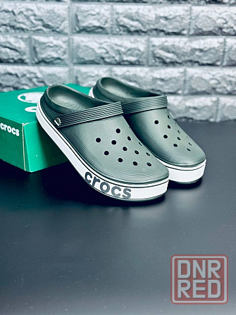 Мужские шлепанцы Crocs Зелёные Шлепанцы Кроксы Чоловічі Крокси Запорожье - изображение 1