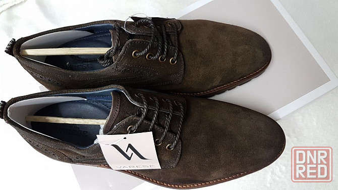 Туфли из нат.замши и кожи Verese 40р,пр-во Италия. Запорожье - изображение 2