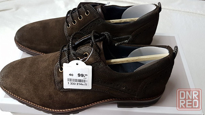 Туфли из нат.замши и кожи Verese 40р,пр-во Италия. Запорожье - изображение 3