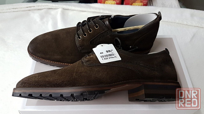Туфли из нат.замши и кожи Verese 40р,пр-во Италия. Запорожье - изображение 4