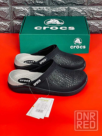 Шлепанцы Crocs мужские Rich Black новинка 2025! Топ продаж! кроксы Запорожье - изображение 1