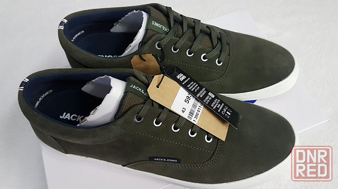 Кроссовки из нат.замши JackJones 43р,стелька 28см,3 цвета,оригинал. Запорожье - изображение 1