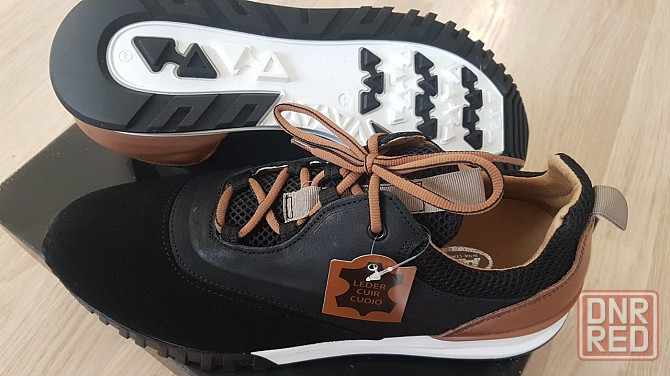 Кожаные демисезонные кроссовки немецкой фирмы Am Shoe 44размер,оригина Запорожье - изображение 2