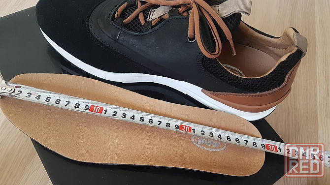 Кожаные демисезонные кроссовки немецкой фирмы Am Shoe 44размер,оригина Запорожье - изображение 5
