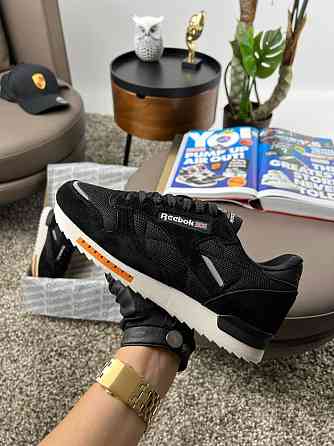 Мужские кроссовки рибок Reebok Classic New Black White [41-46] Запорожье
