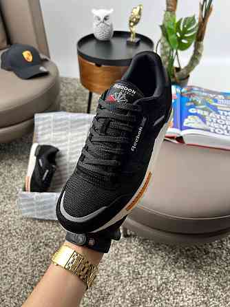 Мужские кроссовки рибок Reebok Classic New Black White [41-46] Запорожье