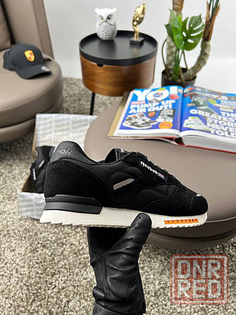 Мужские кроссовки рибок Reebok Classic New Black White [41-46] Запорожье - изображение 6