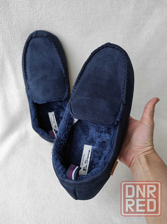 флисовые теплые тапочки мокасины ben sherman англия р. 42-43 Запорожье - изображение 2