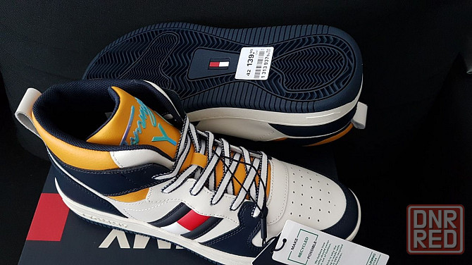 Высокие кроссовки из нат.кожи Tommy Hilfiger 42р,оригинал. Запорожье - изображение 7