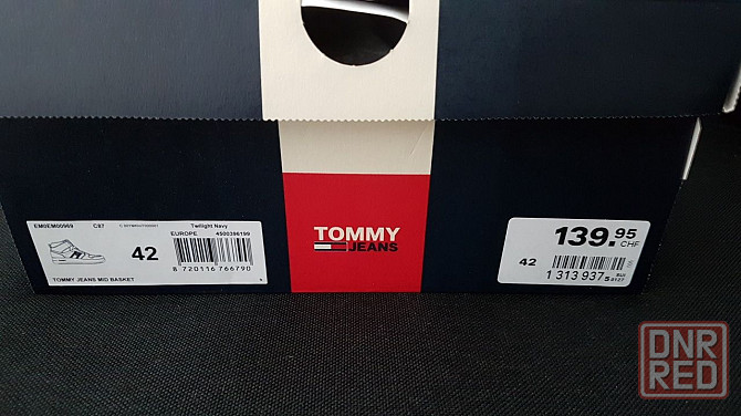 Высокие кроссовки из нат.кожи Tommy Hilfiger 42р,оригинал. Запорожье - изображение 6