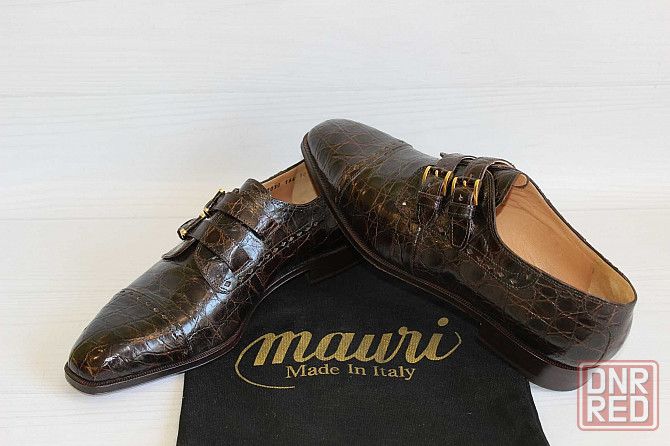Туфли, монки Mauri. (крокодил) Италия. Оригинал. Р-р 43-43,5 Запорожье - изображение 2