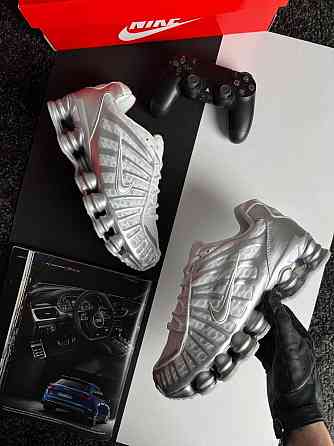Мужские кроссовки найк шокс Nike Shox TL White Silver [41-45] Запорожье