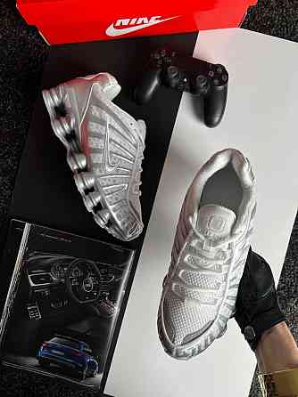 Мужские кроссовки найк шокс Nike Shox TL White Silver [41-45] Запорожье
