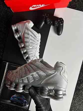 Мужские кроссовки найк шокс Nike Shox TL White Silver [41-45] Запорожье