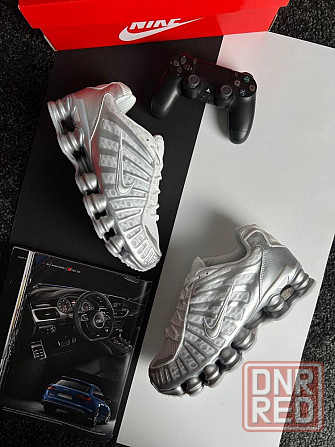 Мужские кроссовки найк шокс Nike Shox TL White Silver [41-45] Запорожье - изображение 8