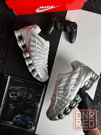 Мужские кроссовки найк шокс Nike Shox TL White Silver [41-45] Запорожье - изображение 4