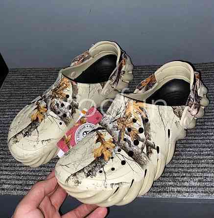 Crocs echo clog realtree black stucco bone кроксы мужские черные бежев Запорожье