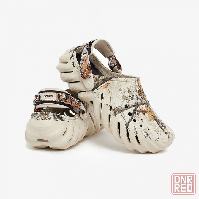 Crocs echo clog realtree black stucco bone кроксы мужские черные бежев Запорожье - изображение 4