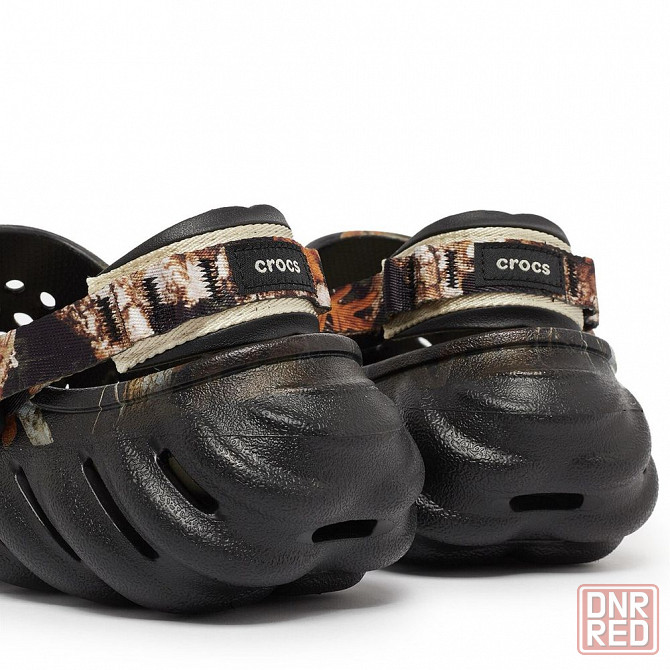 Crocs echo clog realtree black stucco bone кроксы мужские черные бежев Запорожье - изображение 5