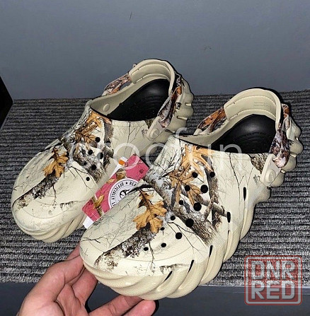 Crocs echo clog realtree black stucco bone кроксы мужские черные бежев Запорожье - изображение 3