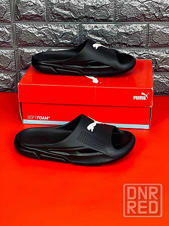 Тапочки Puma RS мужские Черные. Шлепанцы летние 40-45! Пума мужские Запорожье - изображение 6