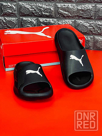 Тапочки Puma RS мужские Черные. Шлепанцы летние 40-45! Пума мужские Запорожье - изображение 3