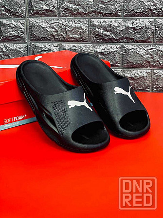Тапочки Puma RS мужские Черные. Шлепанцы летние 40-45! Пума мужские Запорожье - изображение 4