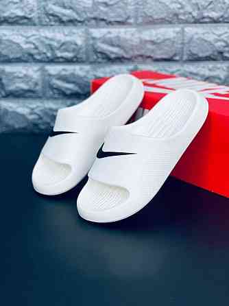 Шлепки Nike shower slide мужские White. Комфорт и стиль Шлепанцы Найк Запорожье