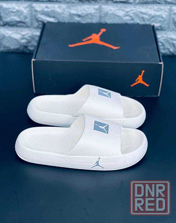 Шлепанцы Jordan мужские White пляжные Стильные Джордан тапочки мужские Запорожье - изображение 1