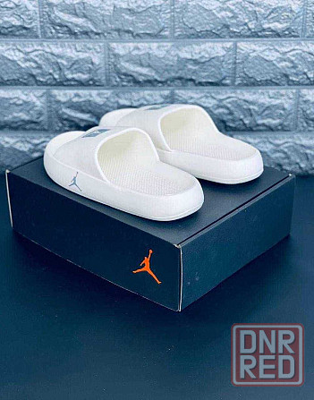 Шлепанцы Jordan мужские White пляжные Стильные Джордан тапочки мужские Запорожье - изображение 4