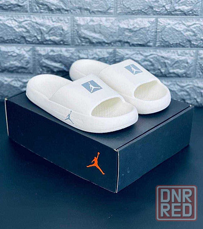 Шлепанцы Jordan мужские White пляжные Стильные Джордан тапочки мужские Запорожье - изображение 3