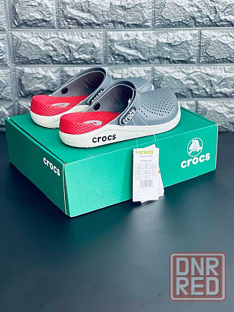 Crocs LiteRide 360 Clog мужские шлепанцы Практичные кроксы Gray-Red! Запорожье - изображение 5