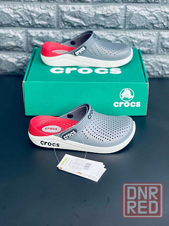 Crocs LiteRide 360 Clog мужские шлепанцы Практичные кроксы Gray-Red! Запорожье - изображение 8
