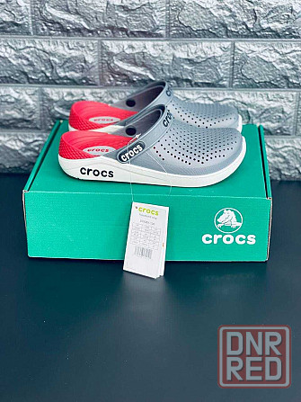 Crocs LiteRide 360 Clog мужские шлепанцы Практичные кроксы Gray-Red! Запорожье - изображение 7