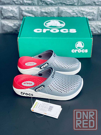 Crocs LiteRide 360 Clog мужские шлепанцы Практичные кроксы Gray-Red! Запорожье - изображение 1