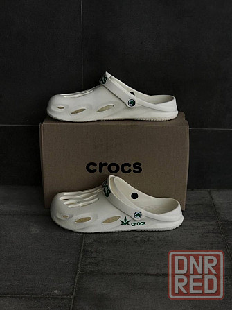 Мужские кроксы сабо белые уличные тапочки crocs новинка сезона 2025 Запорожье - изображение 3