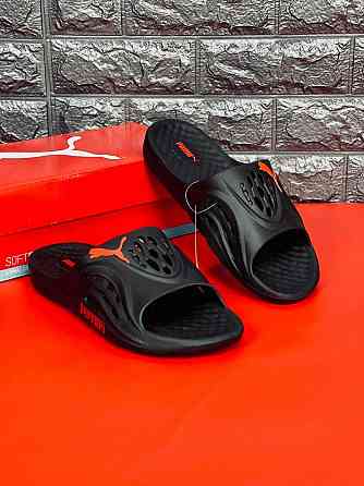 Шлепанцы Puma Ferrari мужские повседневные black\red Стильные Запорожье