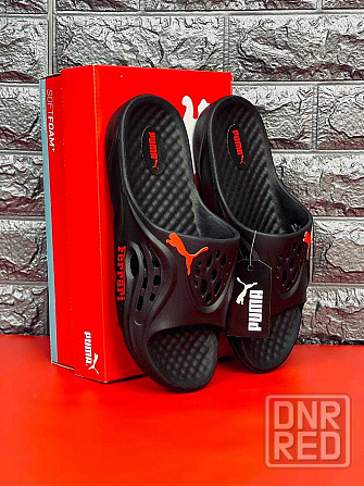 Шлепанцы Puma Ferrari мужские повседневные black\red Стильные Запорожье - изображение 7
