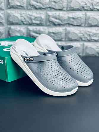 Мужские Шлепанцы Crocs Серые Шлепанцы Кроксы Запорожье