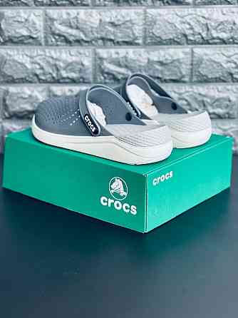 Мужские Шлепанцы Crocs Серые Шлепанцы Кроксы Запорожье