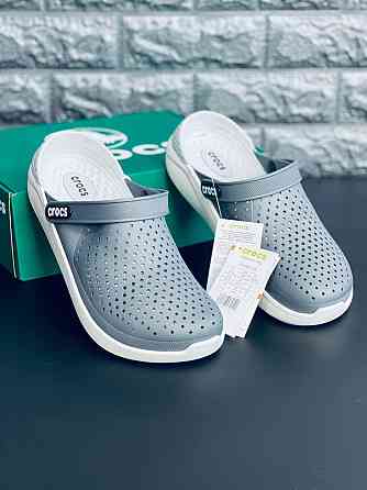 Мужские Шлепанцы Crocs Серые Шлепанцы Кроксы Запорожье