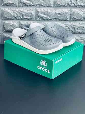 Мужские Шлепанцы Crocs Серые Шлепанцы Кроксы Запорожье