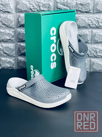 Мужские Шлепанцы Crocs Серые Шлепанцы Кроксы Запорожье - изображение 2