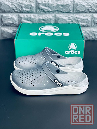 Мужские Шлепанцы Crocs Серые Шлепанцы Кроксы Запорожье - изображение 7