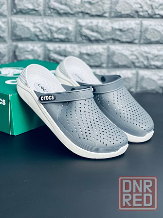 Мужские Шлепанцы Crocs Серые Шлепанцы Кроксы Запорожье - изображение 1