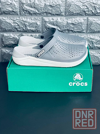 Мужские Шлепанцы Crocs Серые Шлепанцы Кроксы Запорожье - изображение 6